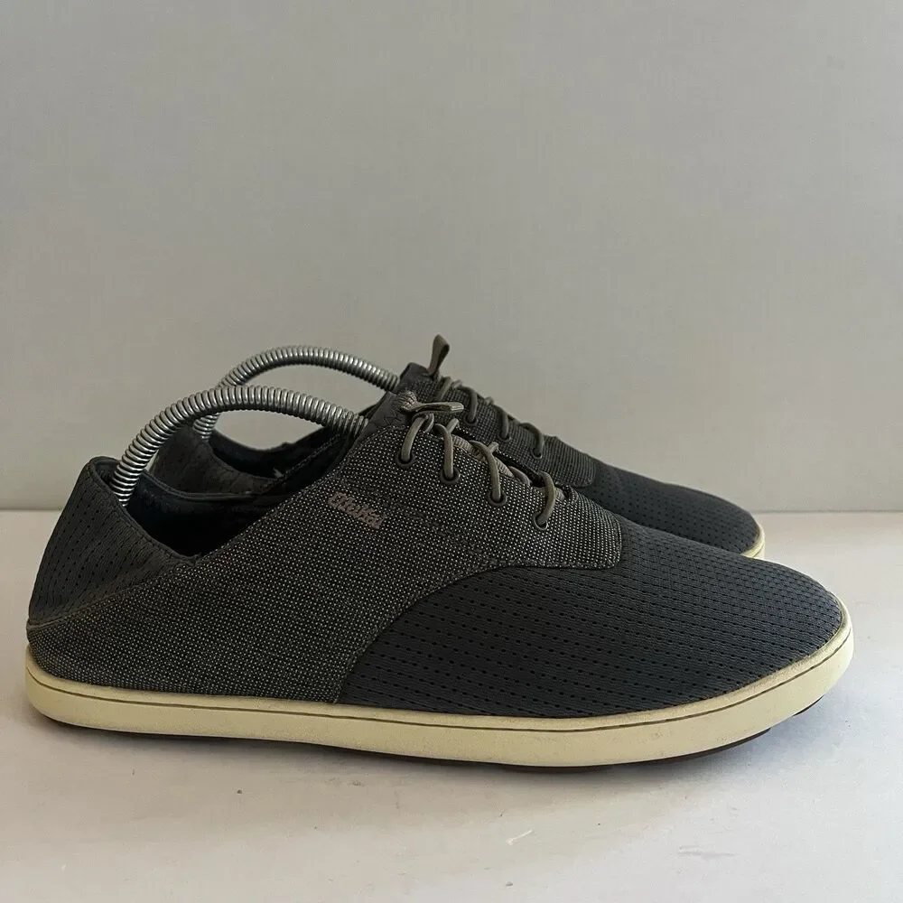 Olukai Nohea Moku Mens Shoes Drop In Heel Mesh Sneaker Casual Comfort SZ 10